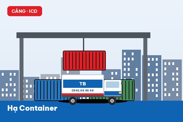 Hạ container — đóng, rút hàng container chuyên nghiệp