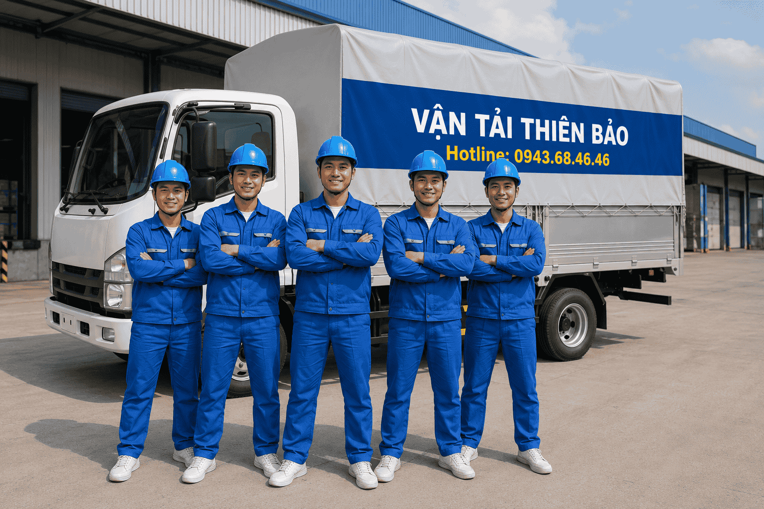 Đội xe tải & bốc xếp hàng hoá Thiên Bảo