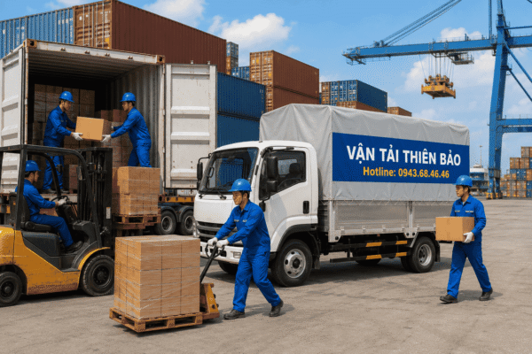 Hạ Container